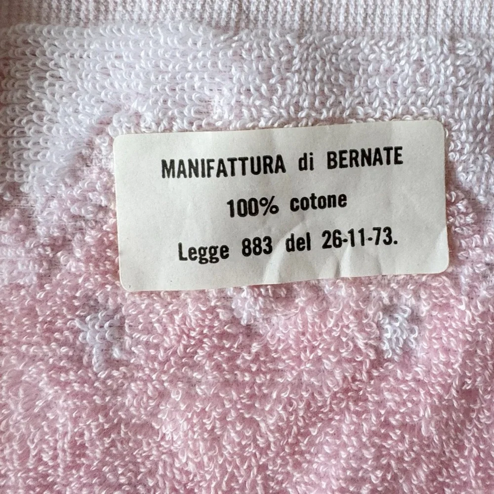 Vintage Italian His and Hers Towel Set - New in Box